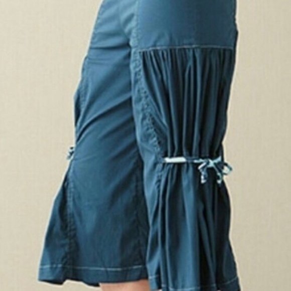 Matilda Jane Teal Cropped Pants - Picture 2 of 2